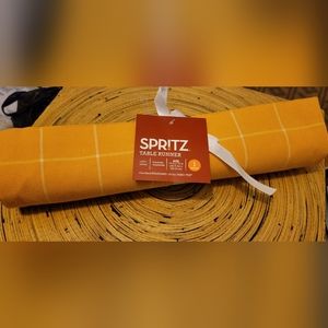 * New Spiritz mustard yellow table runner